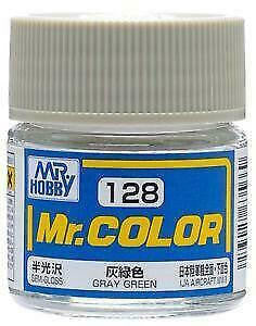 Gunze Sangyo Semi-Gloss Gray Green Mr.Color 10ml C128